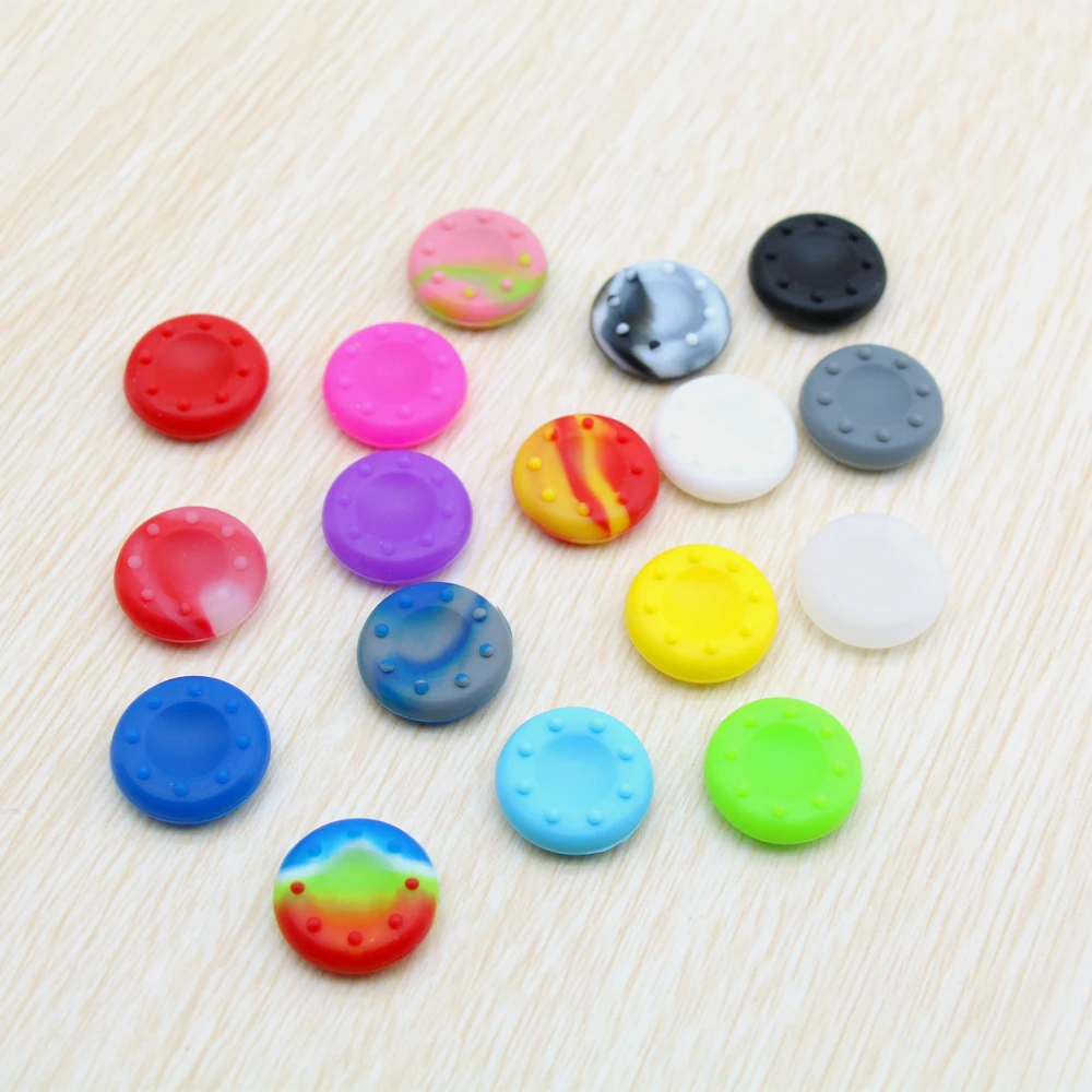 

Silicone Cap Grips for Xbox 360 Controller for play station 4 console Thumb Stick Grip Cap for PS4, Colors