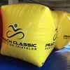 Square Racing Marks customized water floating cube buoy inflatable race marker buoys