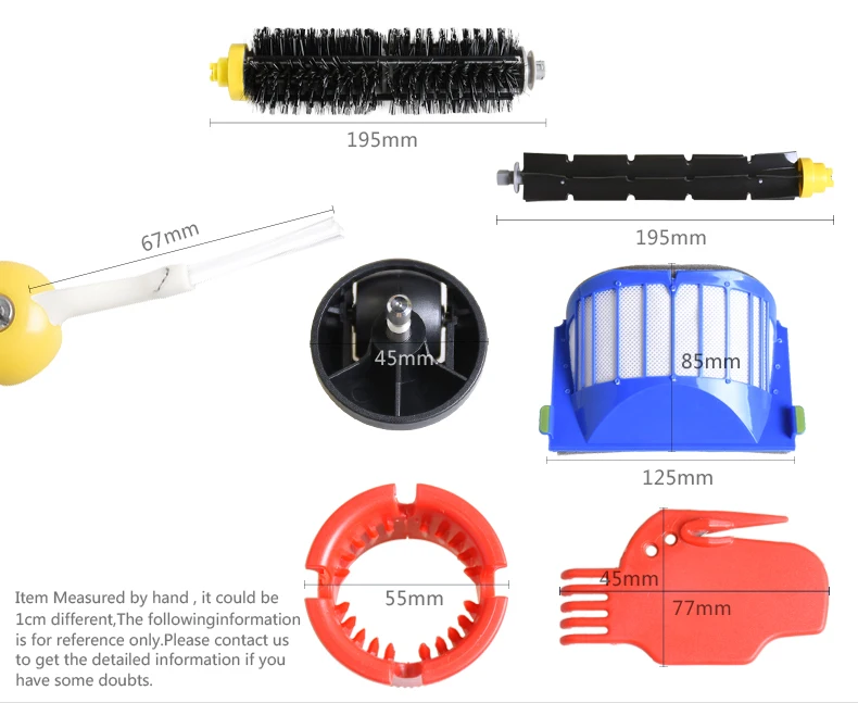 Wholesale Replacement Vacuum Cleaner Parts Set For Irobots,Room Ba And ...