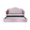 pink girl style diamond pull out day bed guest bed for sale