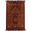 Durable prayer rug washable fringe Muslim carpet