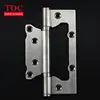 Stainless steel concave edge butterfly flush door hinge