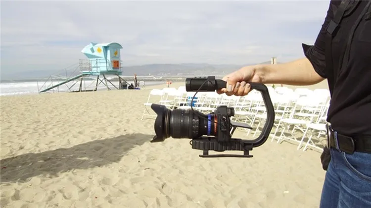 Microphone DSLR rig-handheld camera stabilizer-U-Grip steadicam08.jpg