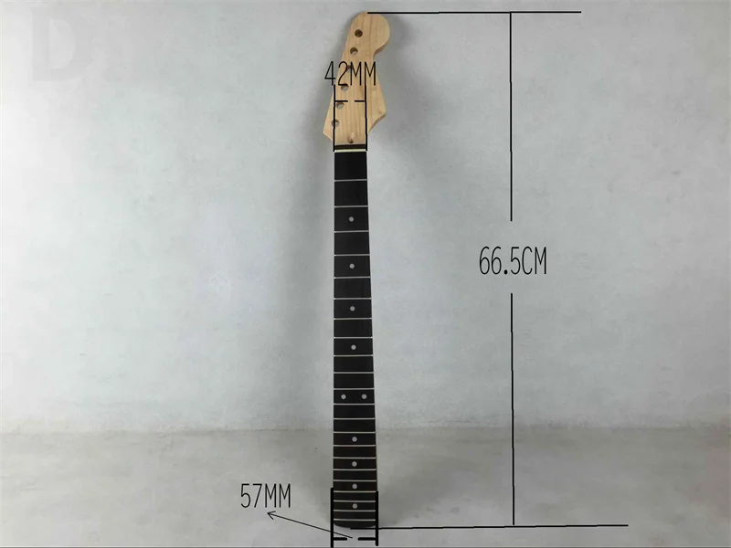 Maple Electric Guitar Finished Neck With Fingerboard Guitar Wood Parts