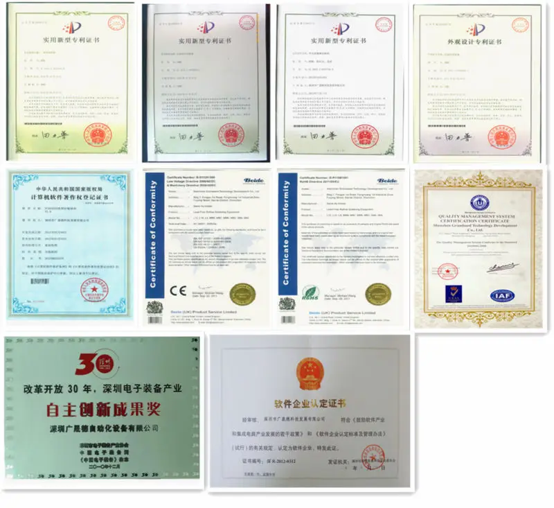 our certificates