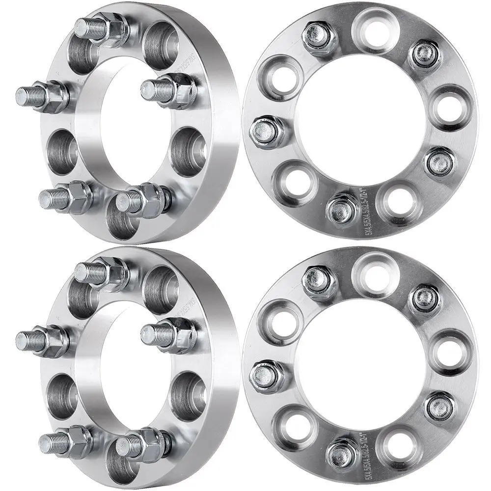 2Pc 1" 25mm Thick 5x100 to 5x100 Wheel Spacers 12x1.25 For 20132015