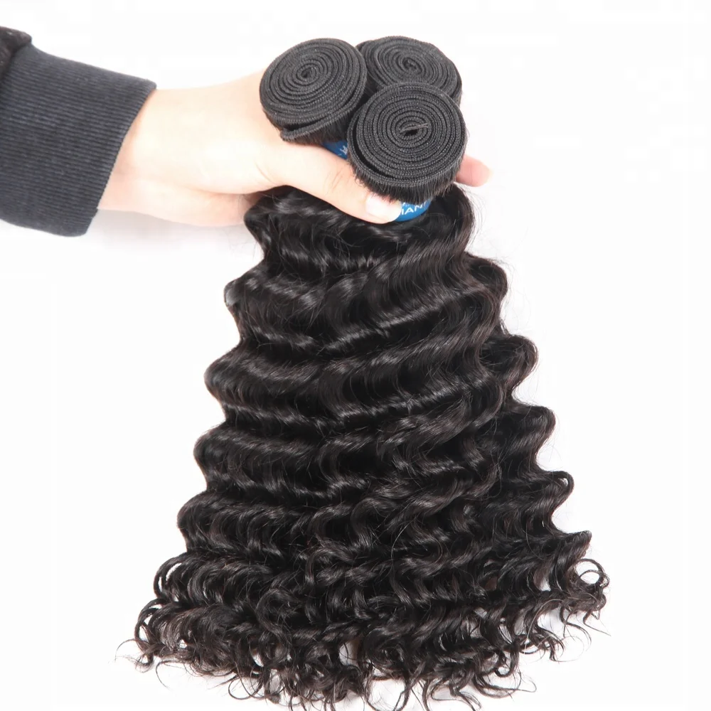 

New Arrival Long Last Cuticle Aligned Virgin Hair 10A Deep Wave Hair Extension