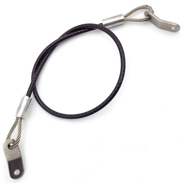 1.5mm Steel Wire Rope With Mounting Tab Steel Wire Rope Assembly With