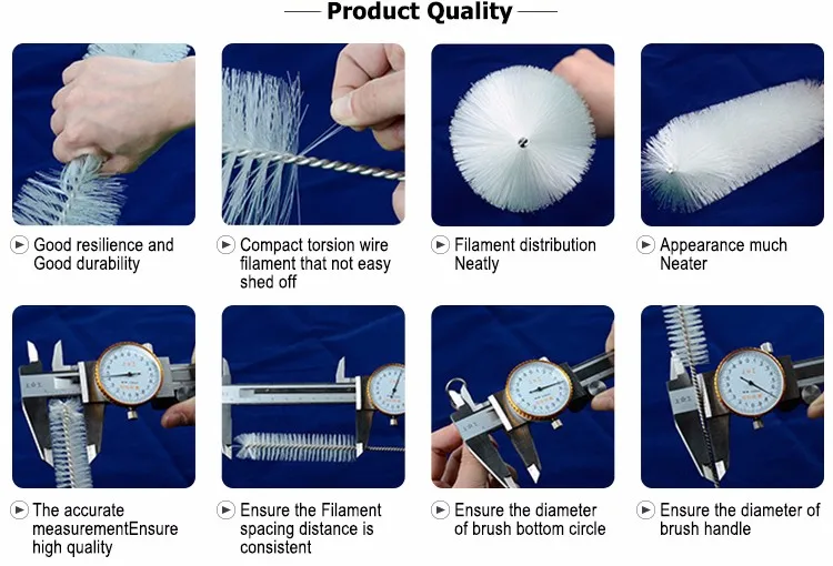 Instrument Cleaning Anal Fistula Brush Nylon Brush For Hospital Use