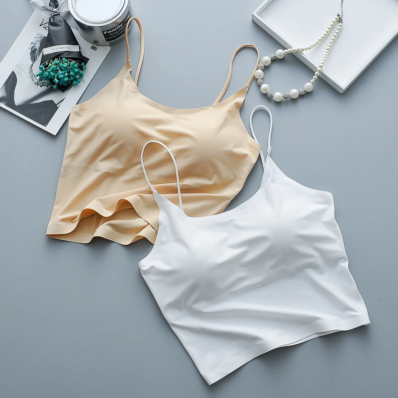 2018 wholesale pure color sweet comfortable slim model ladies tank tops