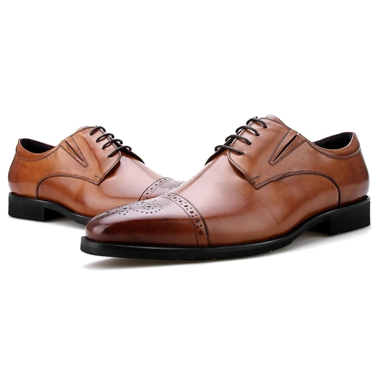 

China factory supply big size unique men breathable mens dress shoes italian brand genuine leather man dress shoes sepatu