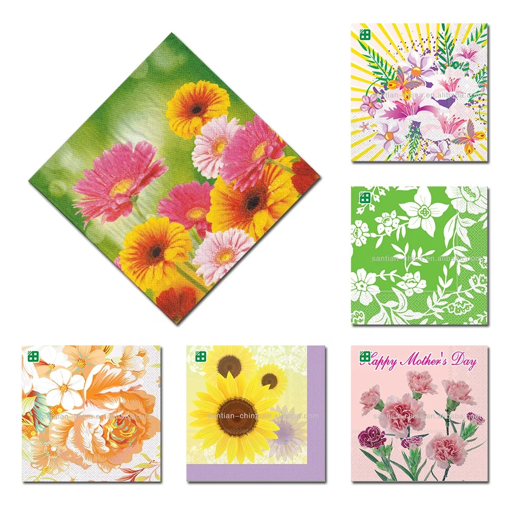 33x33cm Roses Paper Napkins For Decoupage,Decoupage Napkins Buy Roses