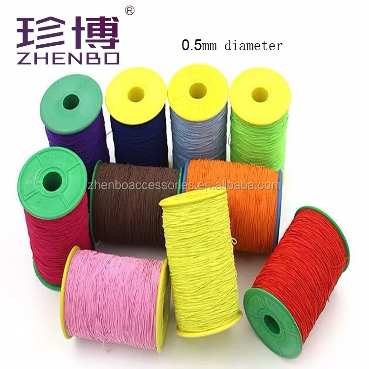 

Stock Sale  Color Polyester Sewing Elastic Thread For Diy Decorative, As picture
