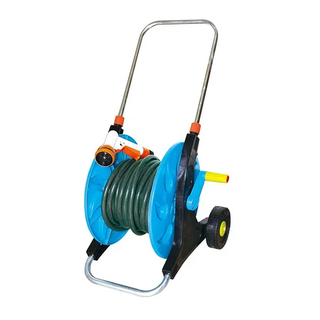 

Professional mini portable agriculture irrigation cabinet hose reel, Blue
