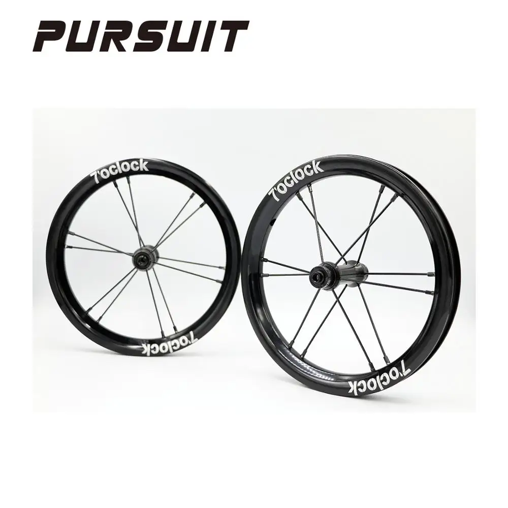 

Smooth 12 inch double wall aluminum bike wheel 85 90 95mm with two sealed bearing hub for balance bike push bike