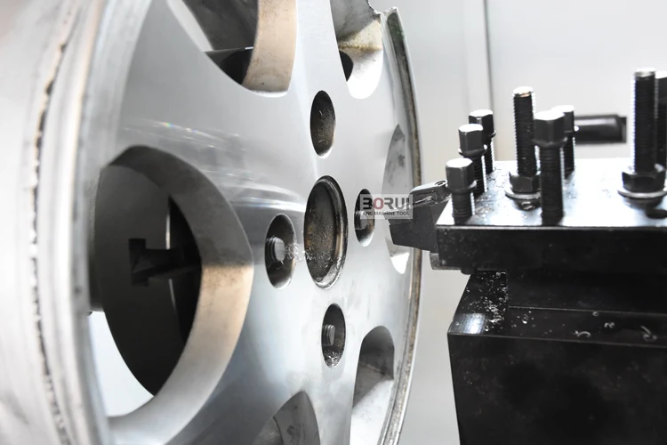 Borui Ckf160 Automatic Car Alloy Wheel Diamond Cutting Lathe Cnc Wheel