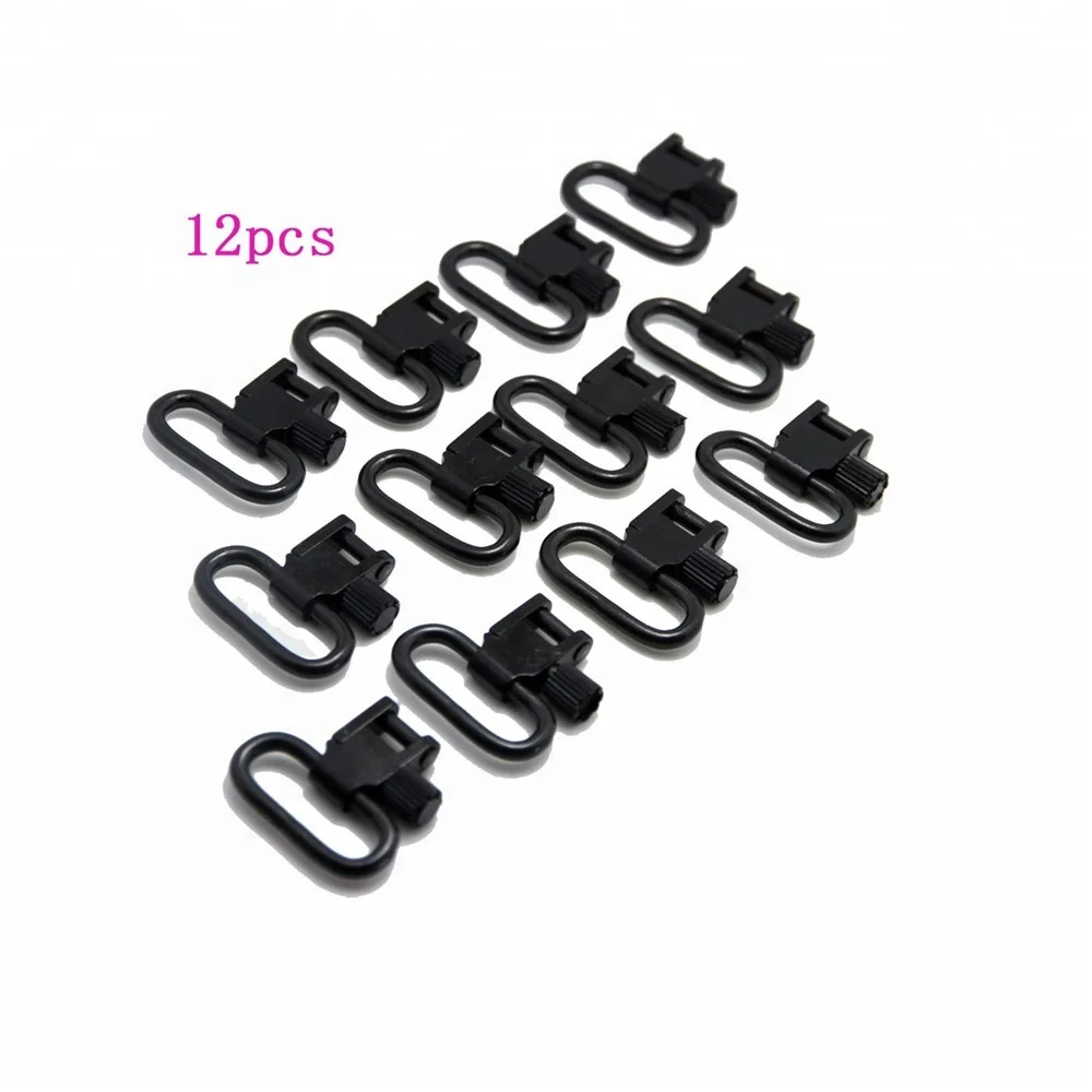 

12 Pcs Gun Sling Swivel for 1 Gun Sling Dozen Quick Release Rifle Gun Sling Swivel