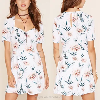 Hot Short White Dresses