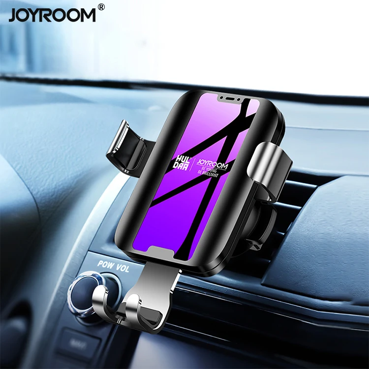 

Joyroom smartphone car magnetic phone holder charger car mount, Black