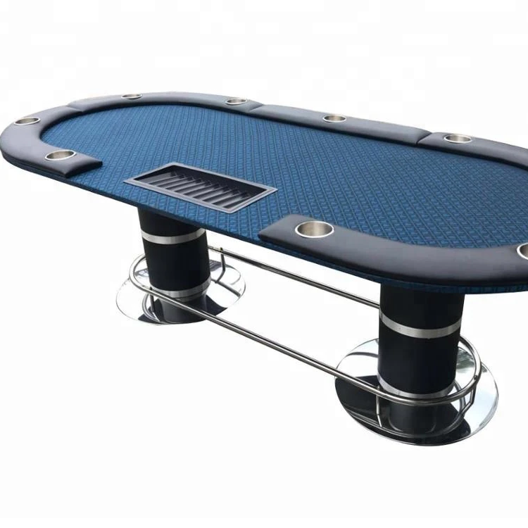 
96inch poker table with pedestal legs 