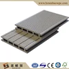 145x21mm hollow small grooves waterproof wpc outdoor composite terrace deck
