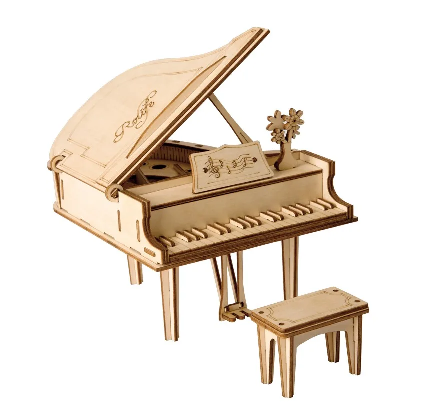 

Arts Model Toy Grand Piano 3D Wood Puzzles for Pianists for Dropshipping