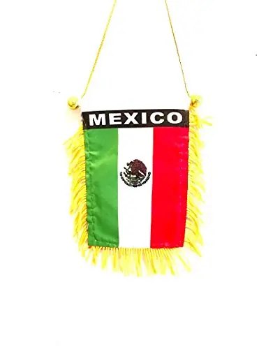 Mexico automobile car suv truck vans pickups mini banner flag perfect for A...