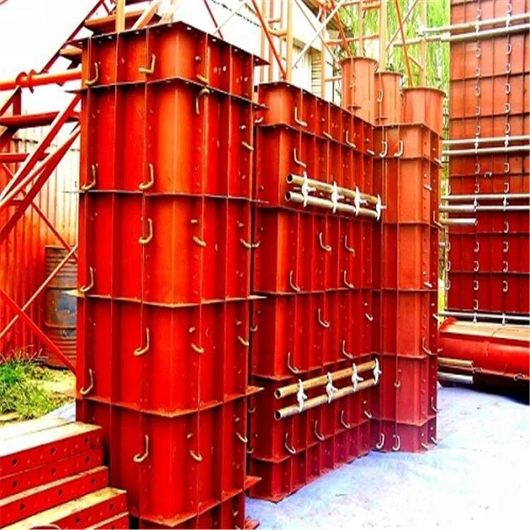 
Customized U Ditch Adjustable Square Steel Mold formwork Mould For Concrete Column Construction Building 