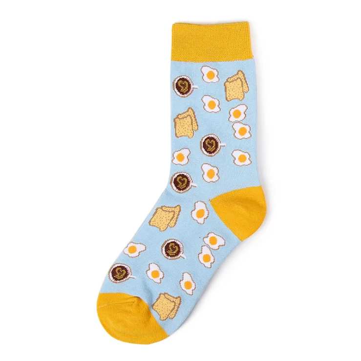 

Long fashion happy colorful socks men 100% cotton funny design
