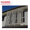 Flower Carved Aluminum Screens single panel