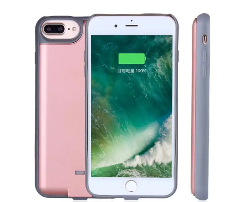 

2017 New Design Hot Sale QI standard Wireless charge Battery Case 3000mAh Power Bank For Iphone 6/6s/7/7s, Black,pink,green,white,purple,blue