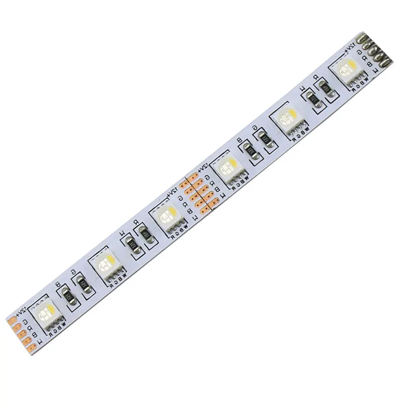 Shenzhen Factory Low price 3M tape mounted 12mm led strip light 12v RGBW 30leds/m 9.6w/m 16.4 feet/Roll CE Rohs UL list