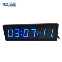 

2.3 inch 6 digit 7 segment countdown timer led clock