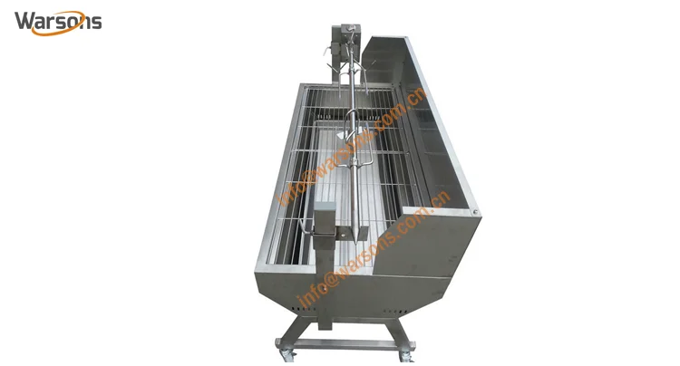 1200mm Stainless Steel Charcoal Bbq Grill Spartan Pig Spit