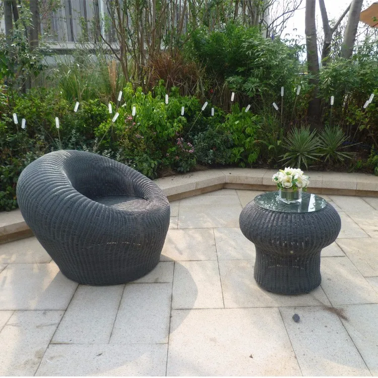 Round Garden Rattan Furniture - Buy Cebu Rattan Furniture,Synthetic