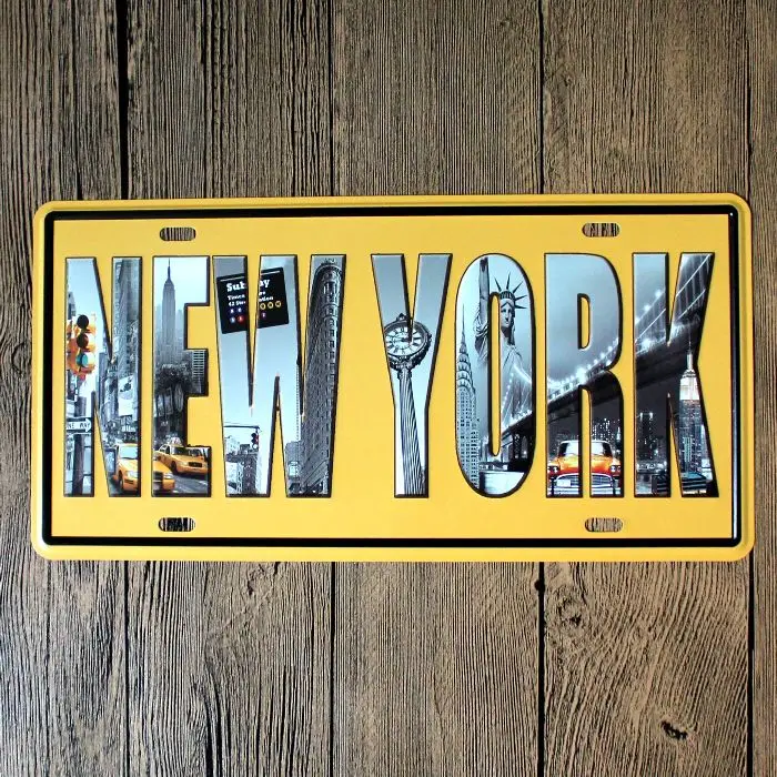 15x30cm plaque en métal vintage plaque murale art affiche café bar pub
