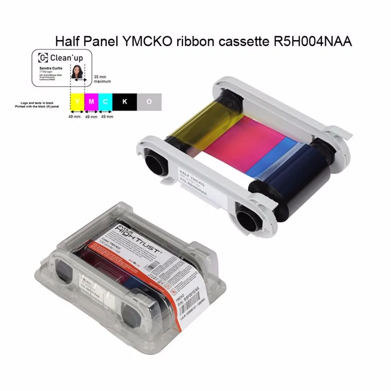 Zenius Ribbon Original Rct023naa Black Monochrome Ribbon For Evolis Primacy Zenius ...