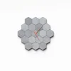 decorative watch peacock hexagonal wall clock with movement