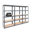 5 shelves heavy duty boltless steel rack shelf