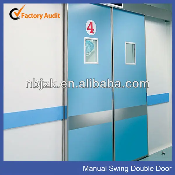
aluminium security door as Clean room doors for hospital use 