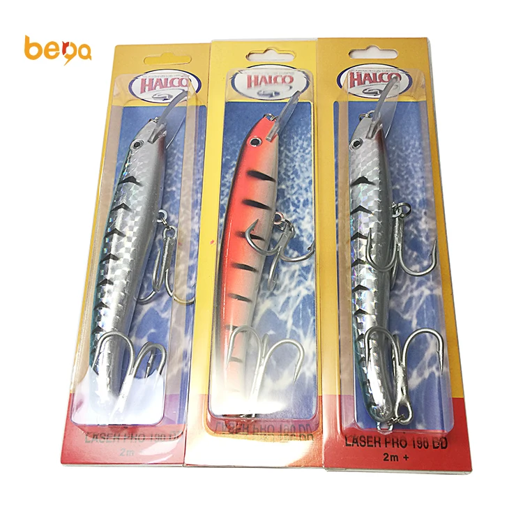
20.5cm 70g Sinking plastic fishing luresminnow bait OEM Fishing Tackle bait big hard fishing lures 