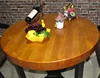 Foshan manufacturer round small breakfast solid wood table for sale