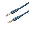 Nylon Braided auvio 3.5 mm audio cable For Mobile Phone Headphone Speaker