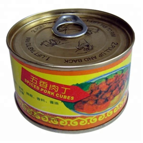 
Canned Spiced Pork Cubes Types Canned Food Products 