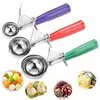 9 Sizes Form For Grips Trigger Ice Cream spoon cookie scoop with plastic handle