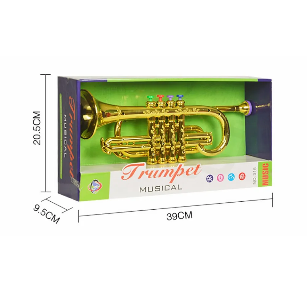 Kids Plastic Musical Instruments Toy Trumpet - Buy Trumpet,Music Toy ...