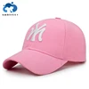 Comfortable Woman 6 Panel Front Embroidery Text Back Plastic Snap Closure Sport Hat Baseball