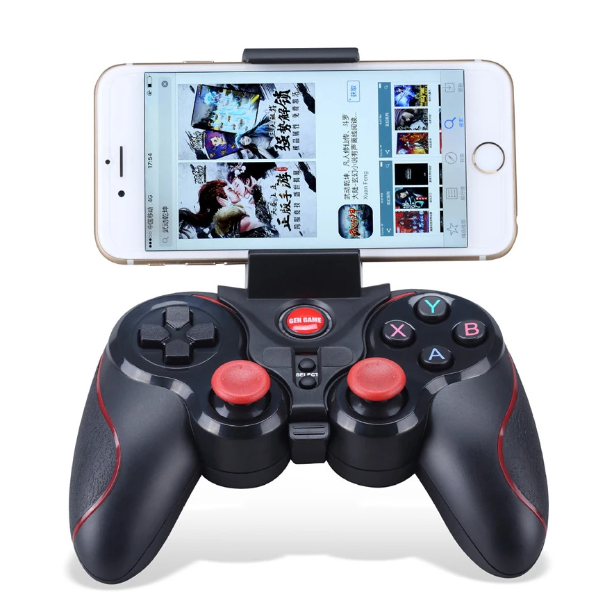 

2020 Best Christmas present T3 mobile phone gamepad game controller for android & ios, Black