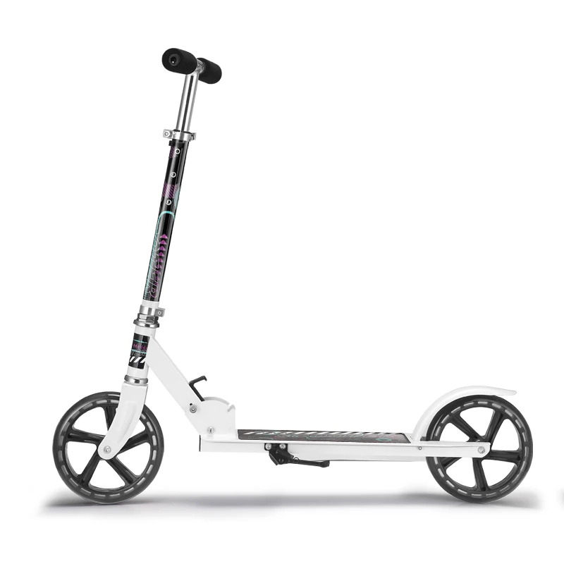 

CE standard 2 wheels foldable adult scooter 200mm big wheel folding kick foot scooter for adult