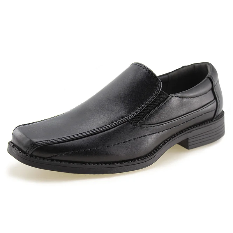 

School shoes black Kids Lace-up Comfort Dress Oxford boys uniform shoes